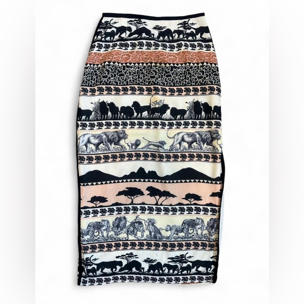 Platinum by Dorothy Schoelen Animal Print Skirt